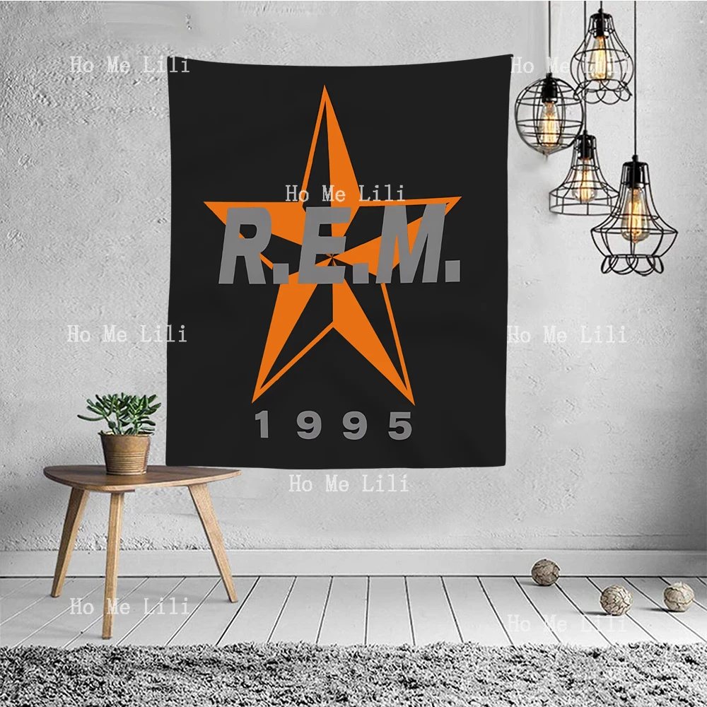 R.E.M T-Rem Band 1980s Alternative Rock Eavy Metal Band Bedroom Livingroom Modern Design Tapestries