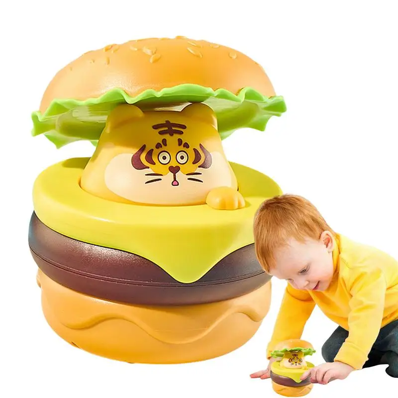 

Pull Back Car Animal In A Hamburger Hand Push Car Toys Inertia Vehicle Fine Motor Skill Toys Early Educational Toys For Boys And