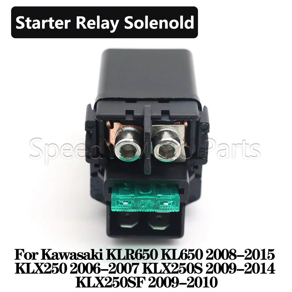 Motorcycle Starter Relay Solenoid For Kawasaki KLR650 KL650 2008-2015 KLX250 2006-2007 KLX250S KLX250SF KLR KL 650 KLX 250 S SF
