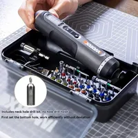 Mini Smart Cordless Electric Screw Driver Electrical Screwdriver Set USB Rechargeable with 30 Bit Set Power Drill Tools