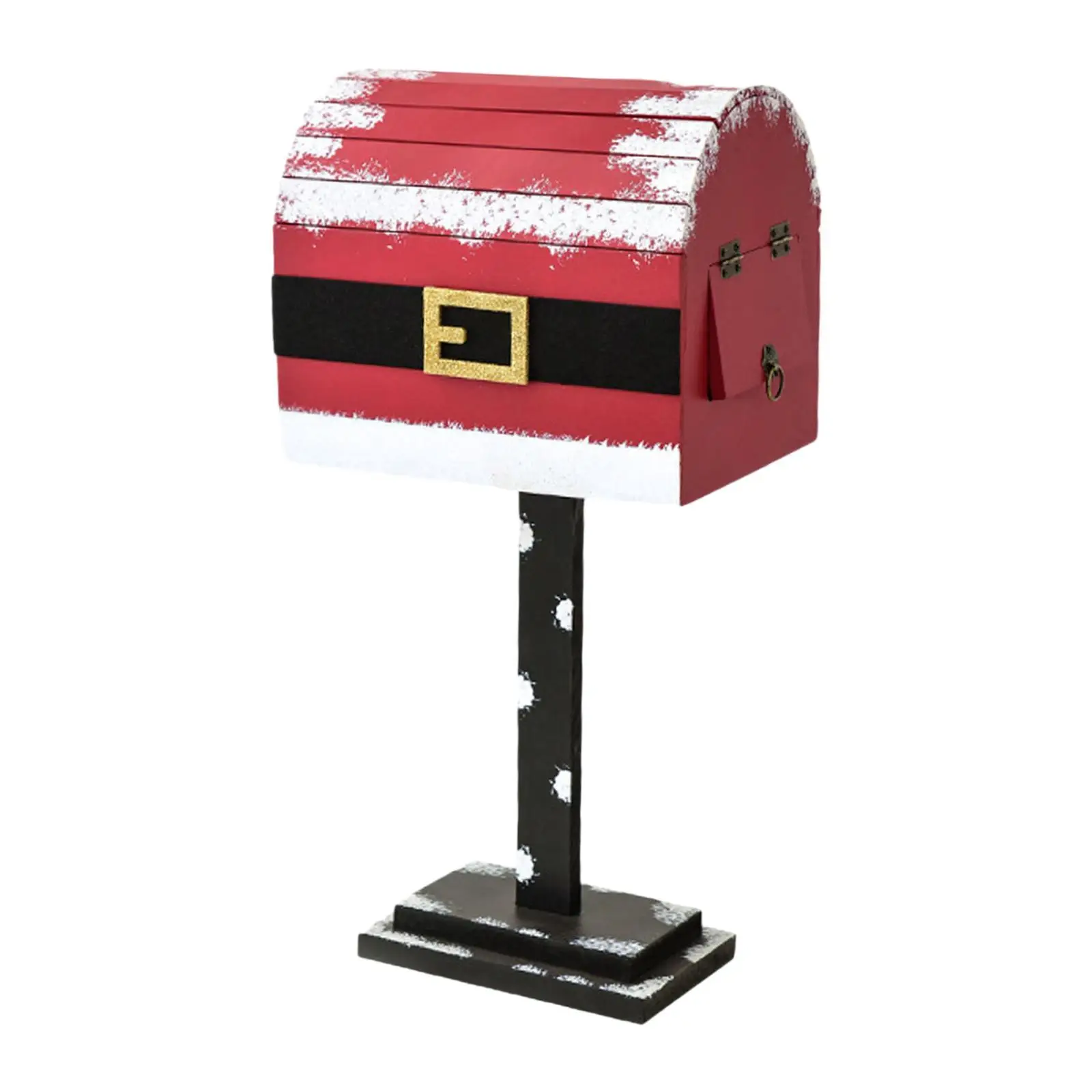 Santa Mailbox Christmas Decoration Convenient Unique, Sturdy,Decorative Christmas Mailbox for Front Door Room Xmas