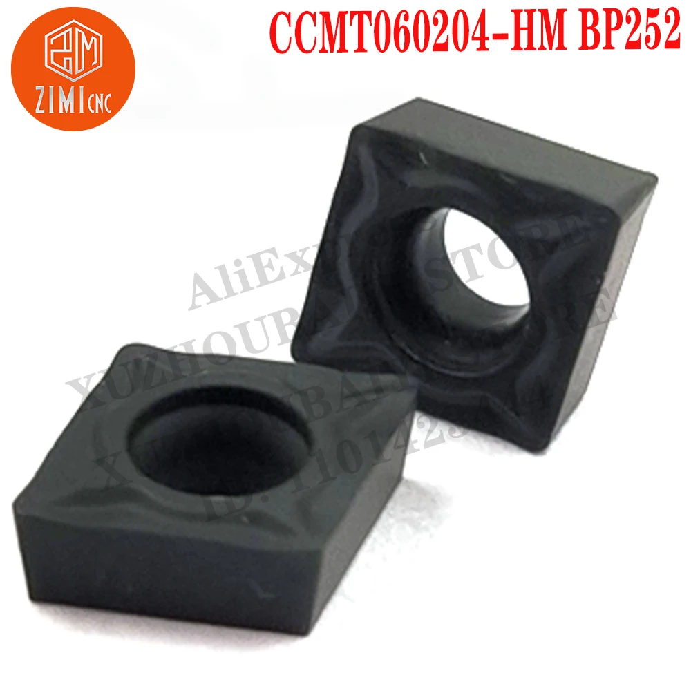 CCMT060204-HM BP252 CCMT 060204-HM External carbide CNC tool mechanical metal lathe Milling Cutter Carbide Insert Turning Insert