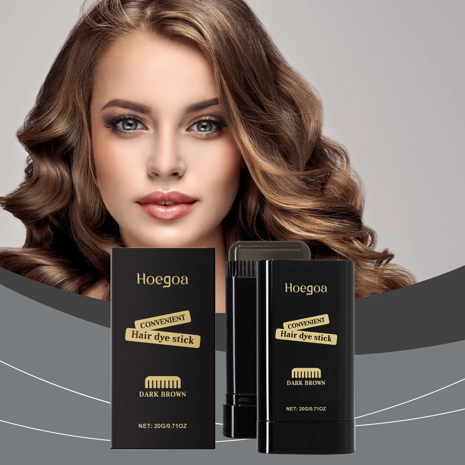 

Карандаш-краска для волос, водостойкий, мгновенного действия, черный, для закрашивания седины, устойчивый к поту, удобный для путешествий, для женщин и мужчин