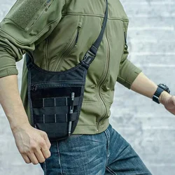 Bolso de hombro táctico oculto, bandolera de agente secreto ajustada, billetera antirrobo, accesorios de caza