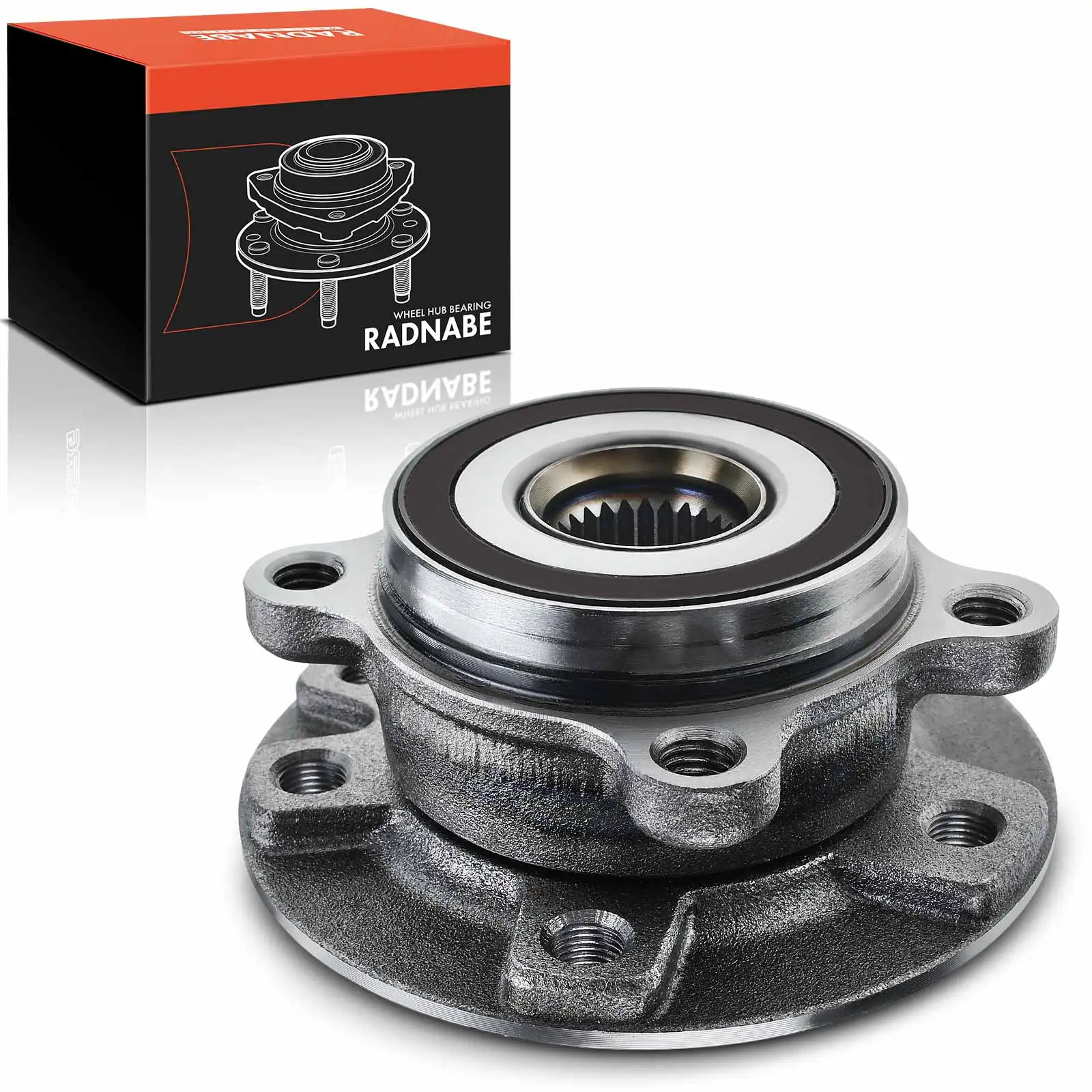 Frankberg 1x Radnabe Radlagersatz Vorderachse beidseitig für Fiat 500X Jeep Renegade SUV 1.0L 1.2L Bj ab 2014 68246620AA 512568