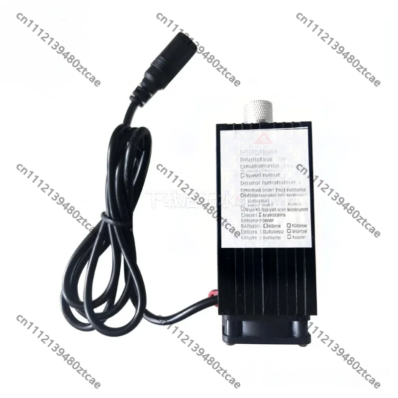 2500mW 405nm Blue-Violet Laser Module 12V 2.5W/0.5W Adjustable Focus Laser Head DIY Small Engraving Laser Accessories