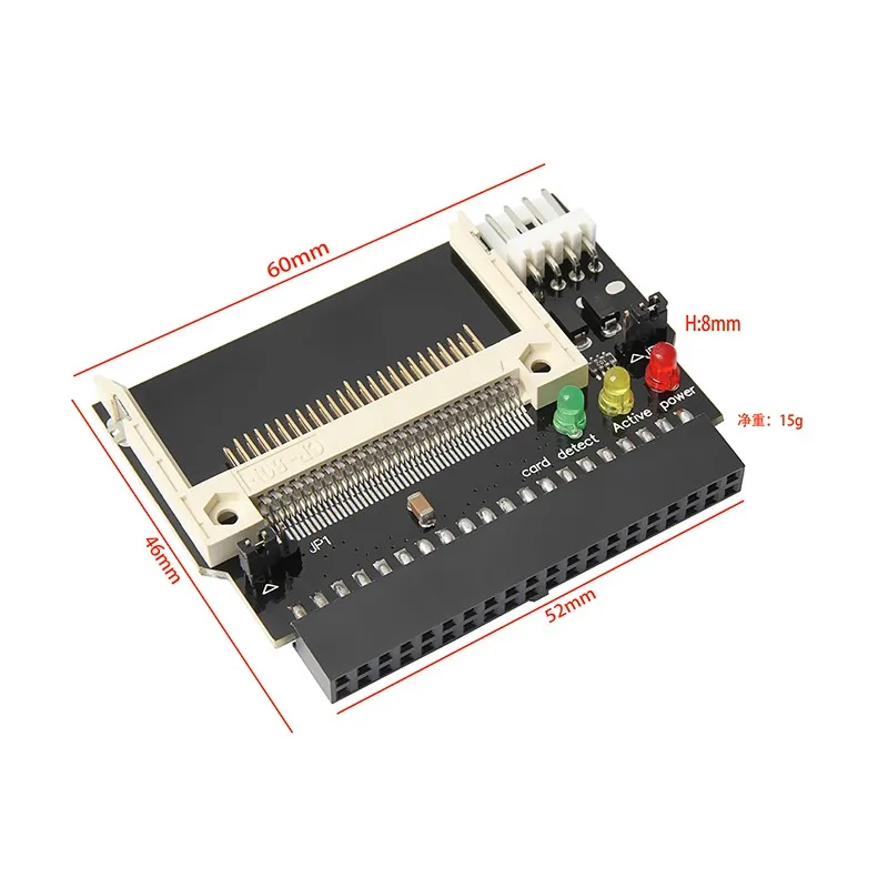 Один шт. переходник CF-40Pin IDEAdapter, входная мощность 5 В, адаптер, преобразователь, компактная вспышка от CF до 3,5, Женская 40-контактная Загрузочная карта IDE