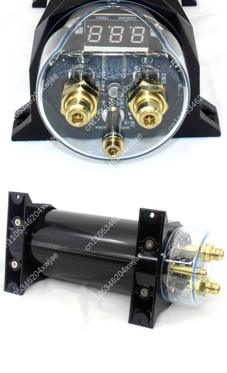 5.0 Farad Car Audio Capacitor Power Stabilizer Battery Protection Digital Voltage Display Over Voltage Protection 12V