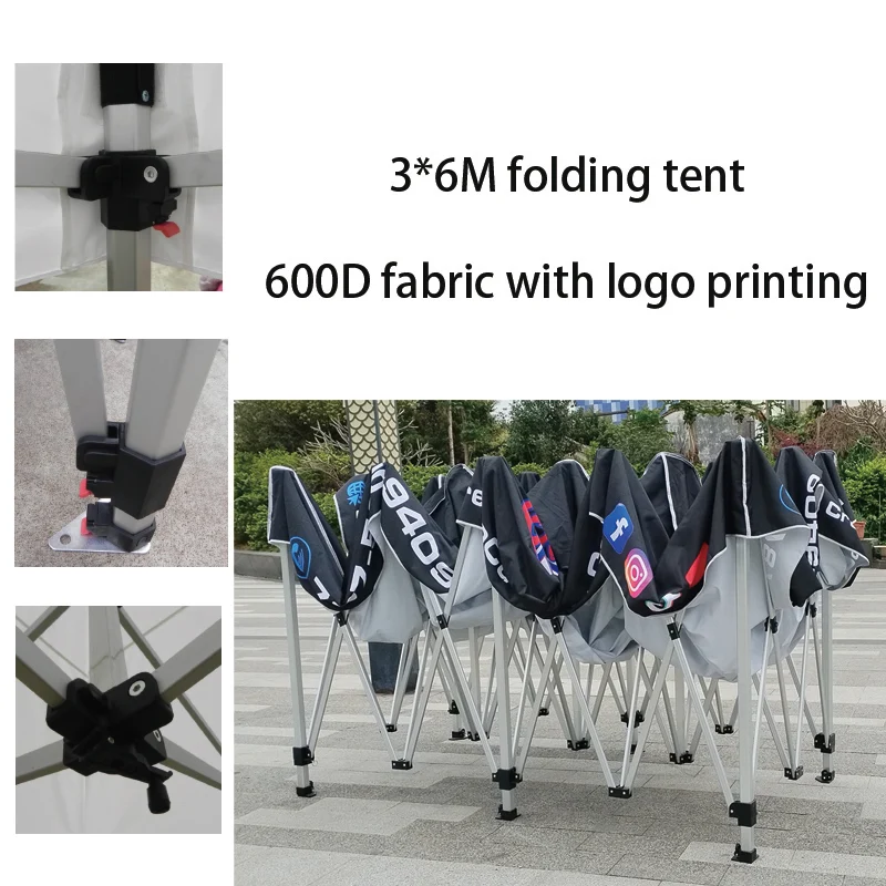 Logo Printing Advertising Tent Customized Beach Tents Outdoor Promotion Canopy Promotion Tent With Logos Part Aluminum  Tent