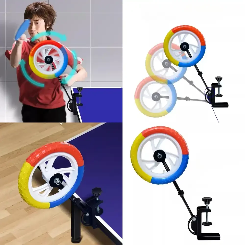 WAP01  Adjusting Table Tennis Loop Ball Trainer Single Practice Ping Pong Trainer Stable Balls Training Device Portable Sport