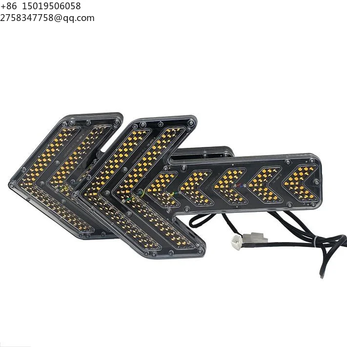 Arrow Sanitation Light Vehicle with LED Flashing Guide Amber for Engineering Warning Direction and Garbage Truck Sprinkler