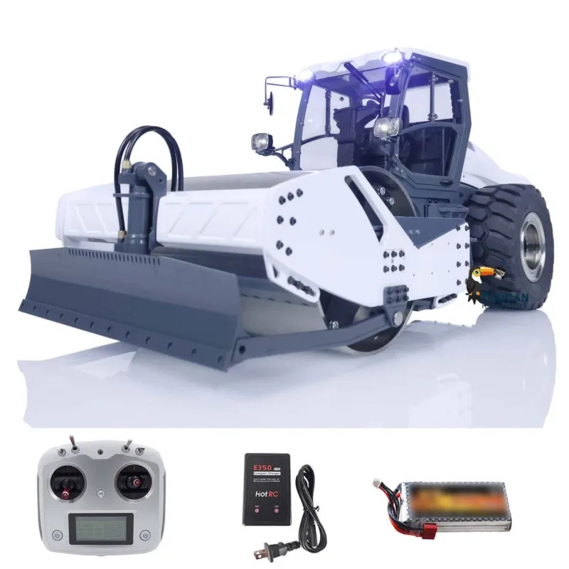 LESU 1/14 Aoue-H13i الهيدروليكية RC الطريق الأسطوانة RTR المعادن البناء بعجلات سيارة شاحنة أنظمة الصوت الخفيفة لعبة نموذج THZH1534