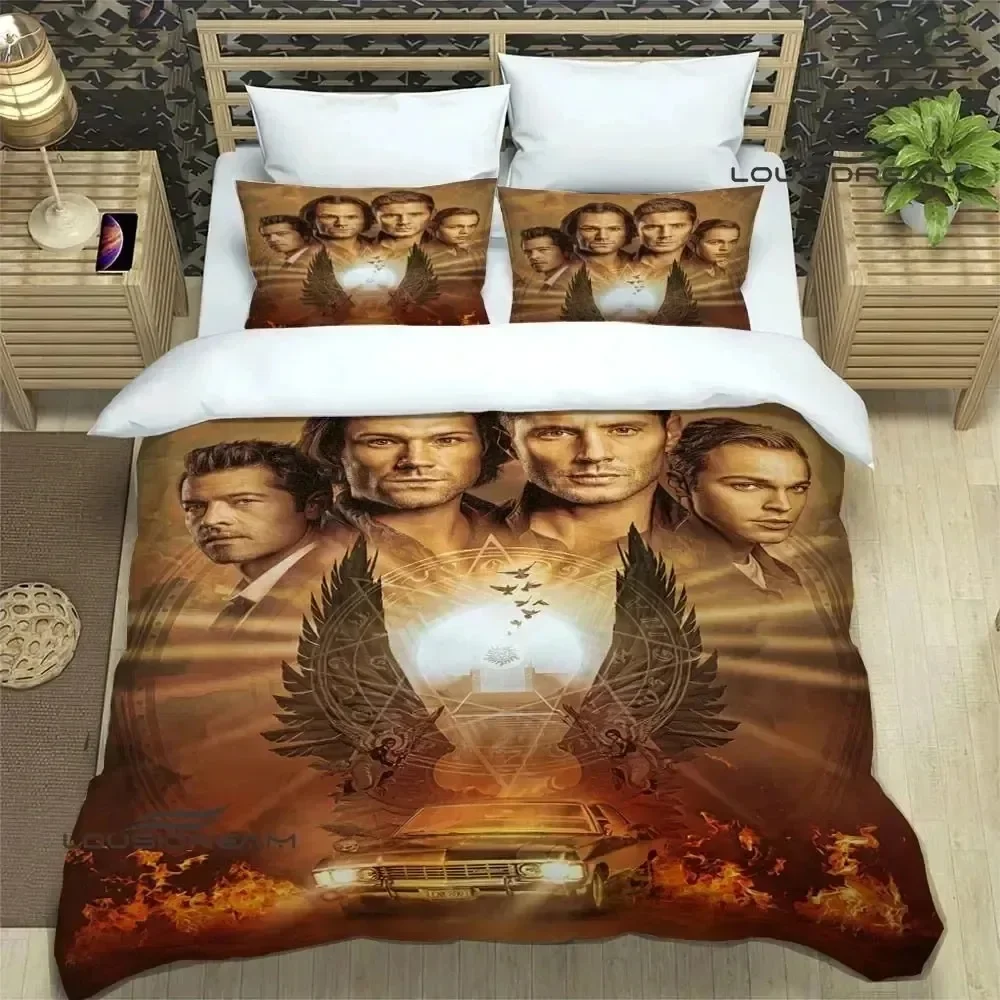 supernatural join the hunt Bedding Set Bedroom Soft Modern Bedspreads Comefortable Kids Duvet Cover Quilt Cover And Pillowcase