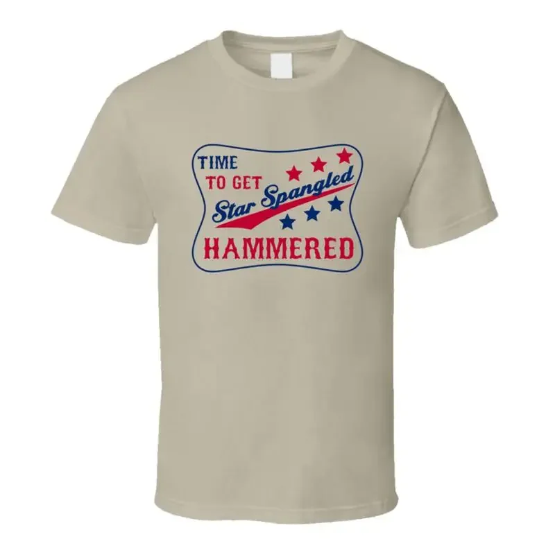 Star Spangled Hammered 4th of July T Shirt