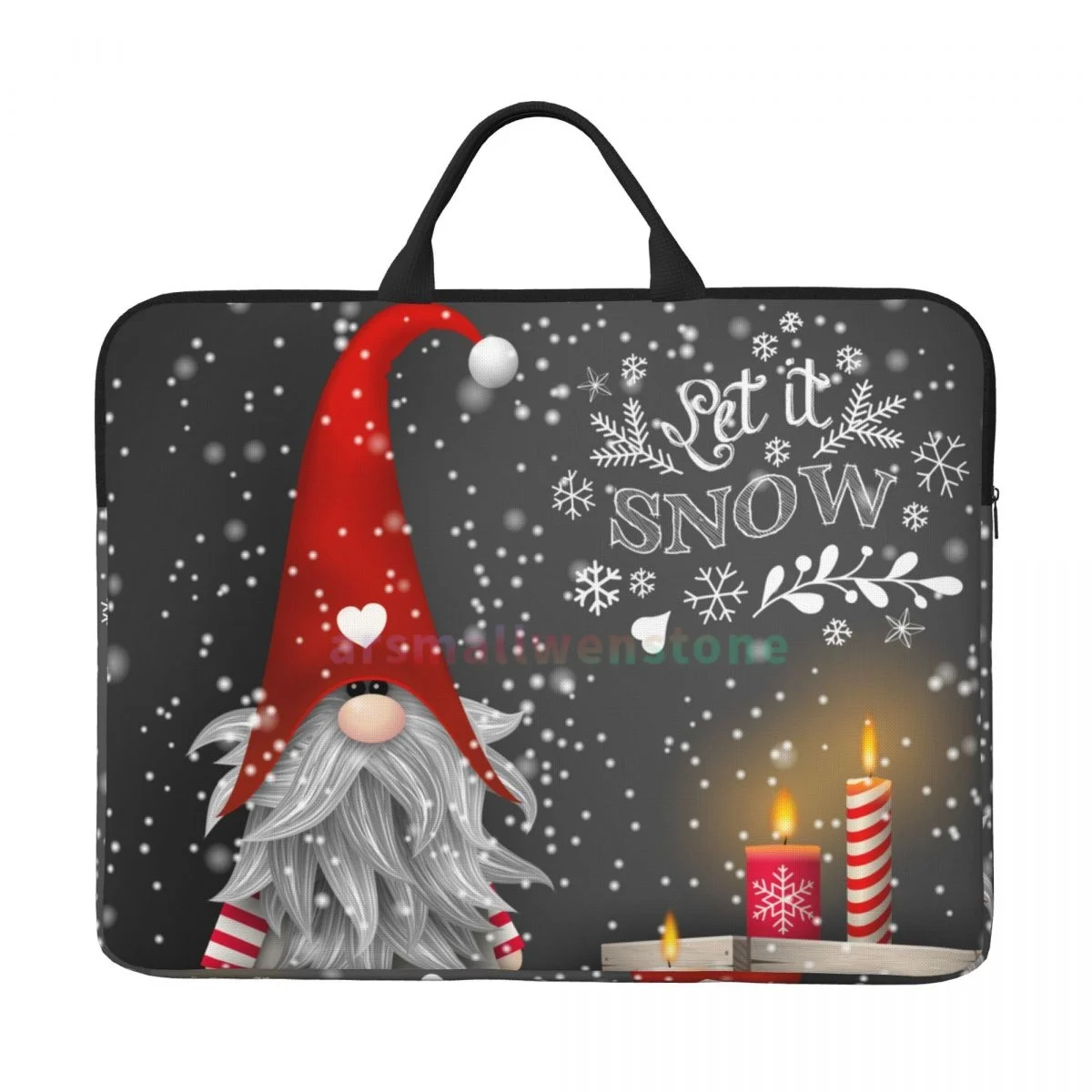 Christmas Theme Laptop Bag Computer Bag Office Business Travel 14 Inch Water Resistant Large Laptop Case