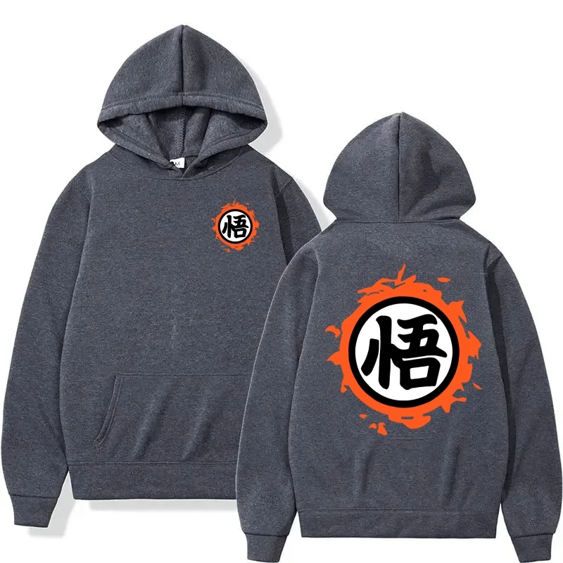 Sweat à capuche anime japonais pour hommes et femmes, plusieurs couleurs, dessin animé mignon, imprimé Goku, sweat à capuche Har