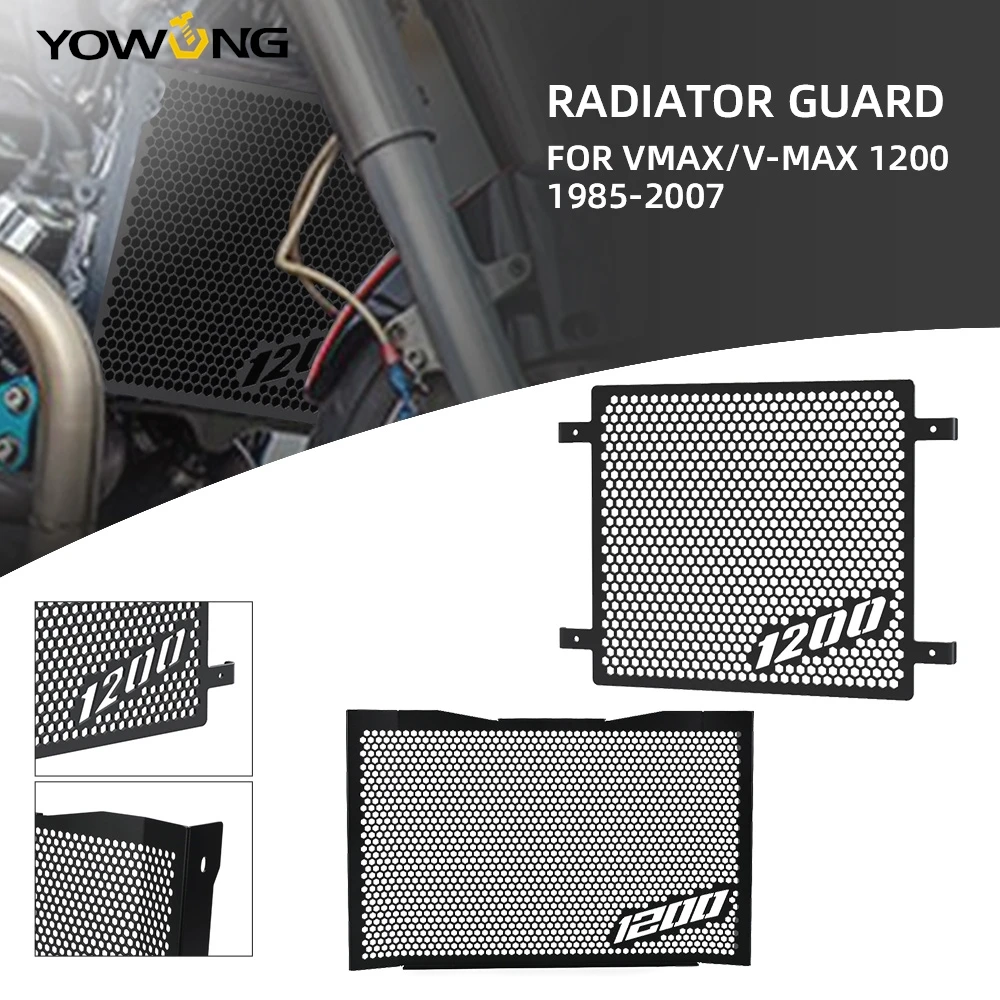 

For YAMAHA VMAX V-MAX 1200 V-MAX1200 1985-2007 2006 2005 2004 VMAX1200 Motorcycle Accessories Radiator Grille Guard Protector