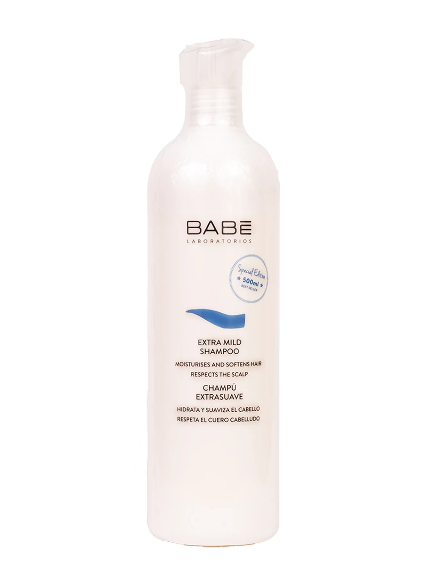 Babe shampoo extrasuave 500 ml-moisturizes and protects hair follicle and hair fiber from scalp