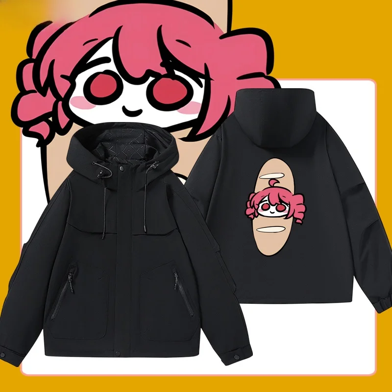 

Повседневная мужская куртка с капюшоном, приталенного кроя, из полиэстера, на молнии, для уличной моды, весна-осень