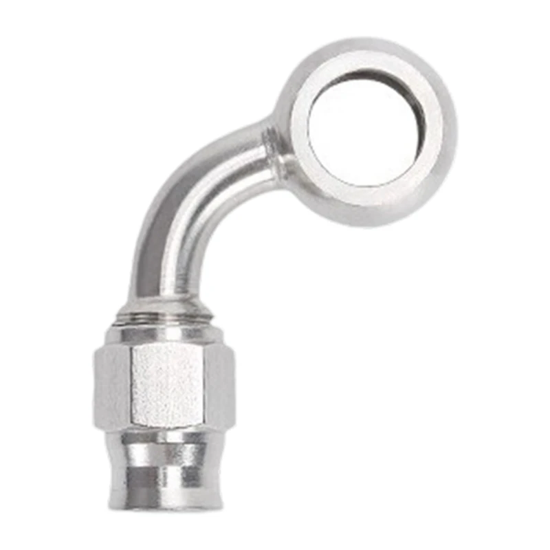 Y1UB AN3 Brake Hose Quick Fitting High Strength Aluminum Brake Line Adapter for Motorcycles Universal Compatibility
