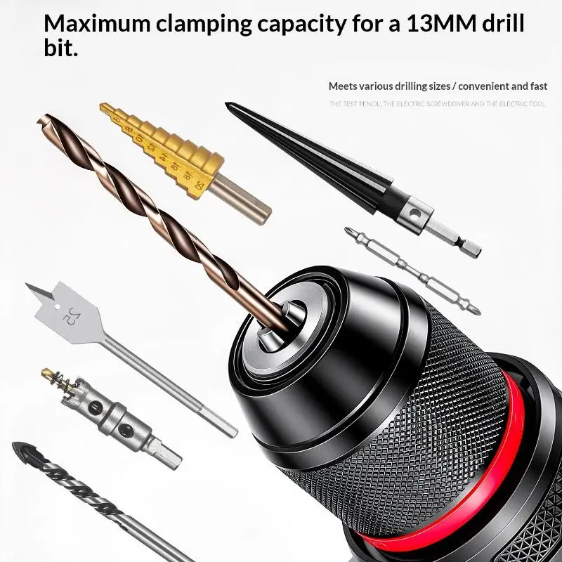 1Pcs 3Jaw Ratchet Self-Lock Chuck Metal Keyless Drill Chuck 0.8-10mm For Electric Hand Drill Cordless Drill And Lithium Drill