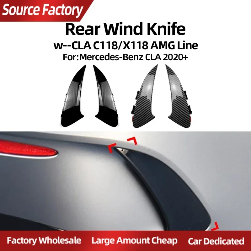 

Спойлеры Wings Hot Car для Mercedes Benz CLA Class C118 200 AMG 2020+, модели, наклейки на задний нож ветра, трансграничные Ca