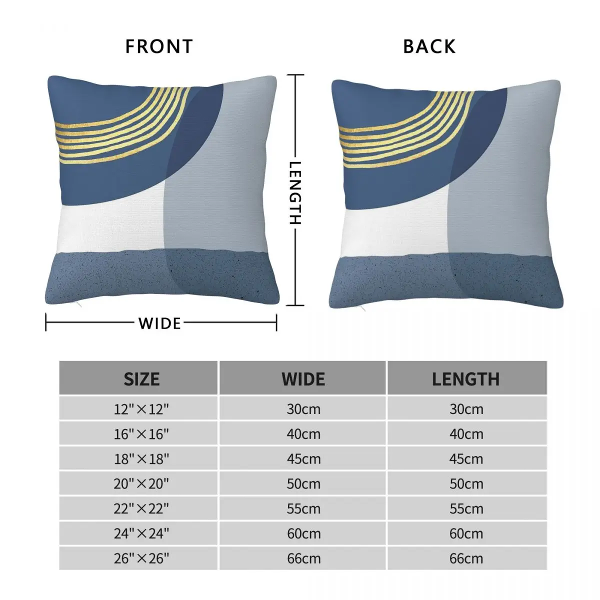 Minimalist Mid Century Abstract Square Pillowcase Polyester Linen Velvet Printed Decorative Throw Pillow Case Home Cushion Cover
