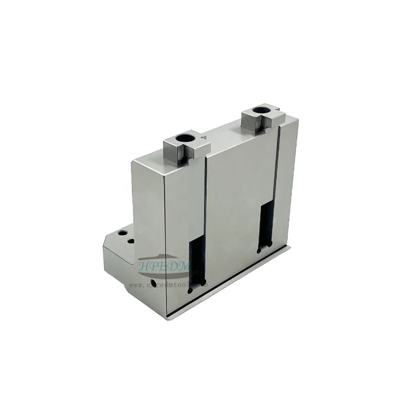 

HPEDM Прецизионные дротяные электроэрозионные детали Тиски из нержавеющей стали с поддоном 140 мм HE-E06729