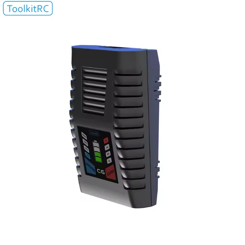 ToolkitRC C6 AC 50W MAX 5A Carregador Simples Inteligente LiPo LiHv LiFe 1-6S NiMh Baterias Modelo RC Racing Freestyle