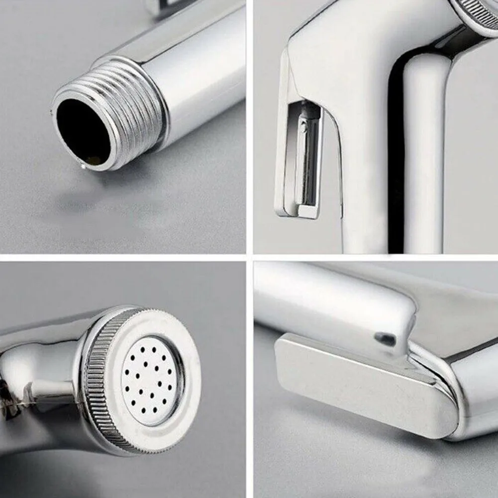 

New Set Handheld Holder Shower Head Bidet Spray Muslim Toilet Hose Hygienic Jet Multi-functional 150cm Bathroom