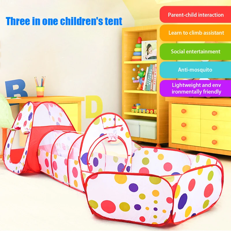 Portable Children's Game Tent Indoor Outdoor Kid Dry Ball Pool Playground Toy New Style Toddler Play House Tent Without Ball