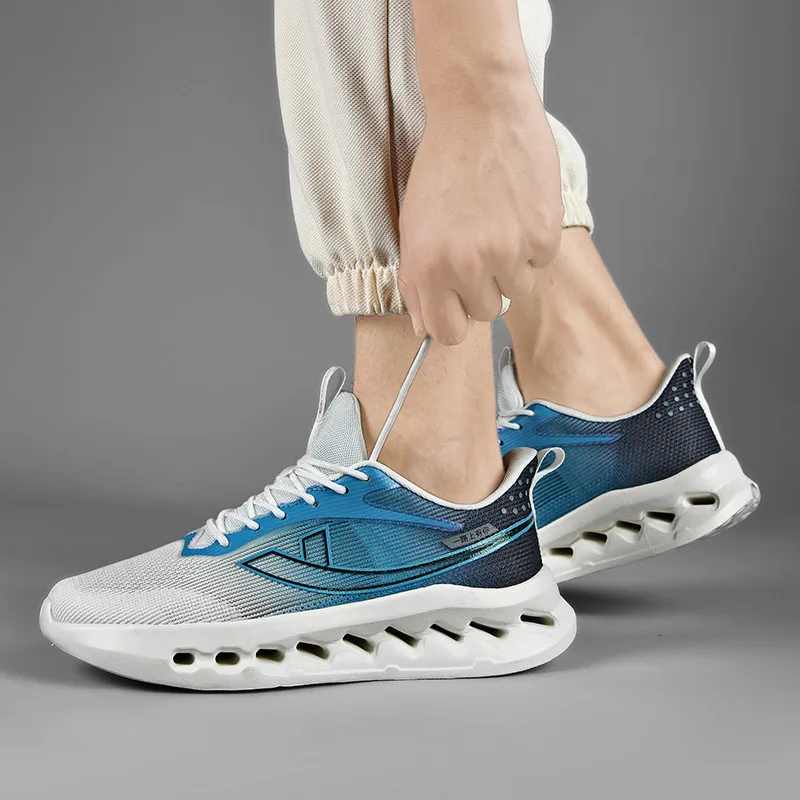 

Мужские кроссовки для бега Marathon, дышащая легкая удобная спортивная обувь с воздушной подушкой для тренировок, теннисная мужская обувь