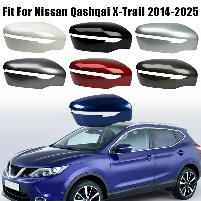 

Car Accessories Cover Mirror Rearview Mirror Housing For Nissan Qashqai 16-21 X-Trail 14-21 Murano 15-21 Replace Mirror Housing