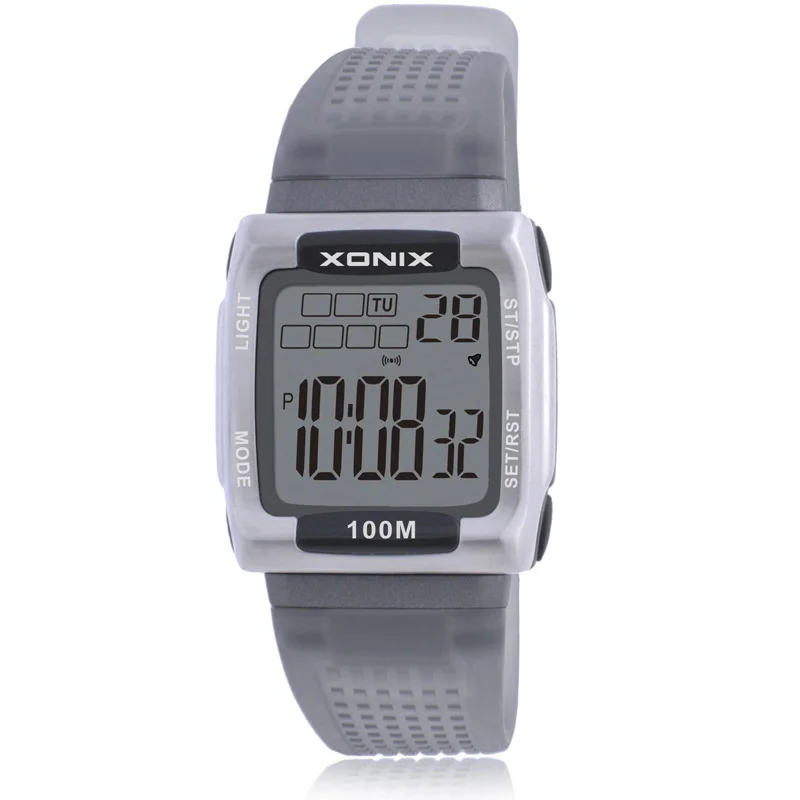 XONIX Digital Watch Electronic Luminous Student Alarm Clock For Men And Women Swimming Waterproof 100m Multifunctional Watch EJ