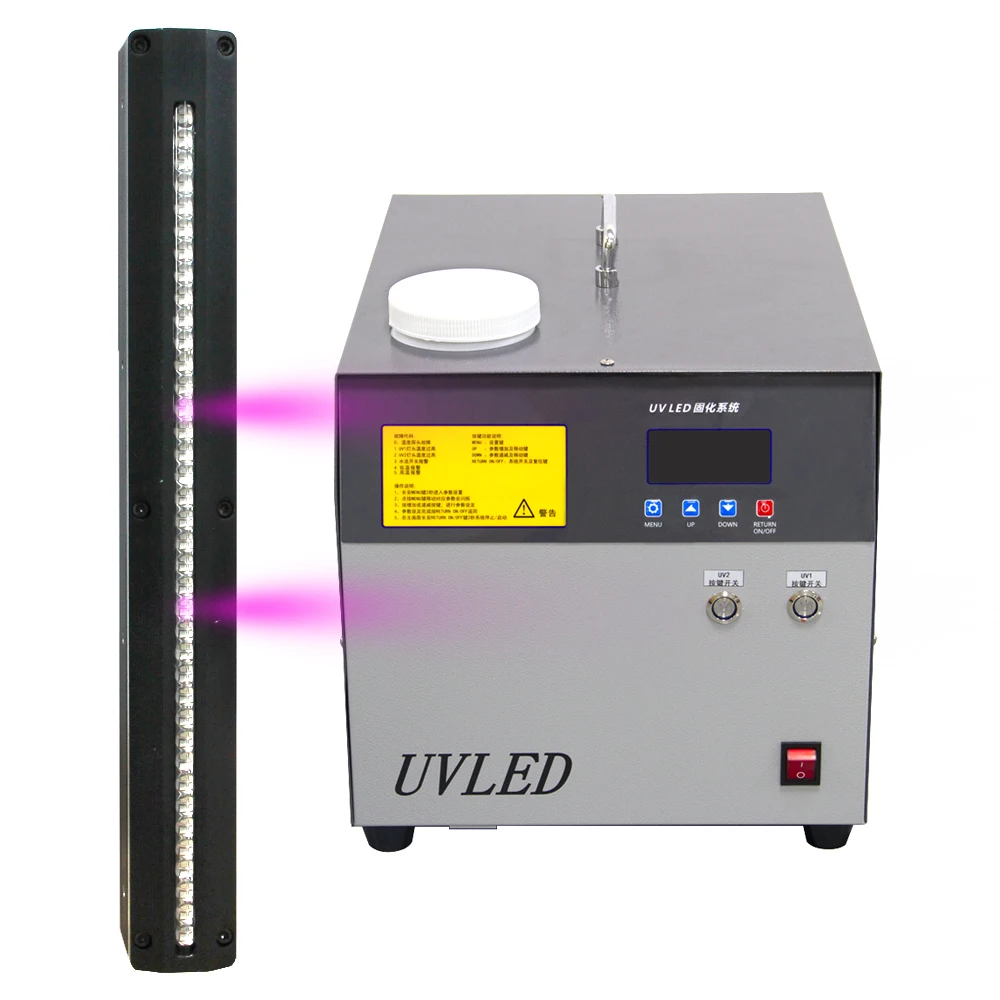 

Cylindrical Printer UV LED Curing Lamp 365nm 395nm 900W UV Curing System for UV Ink Glue Cure