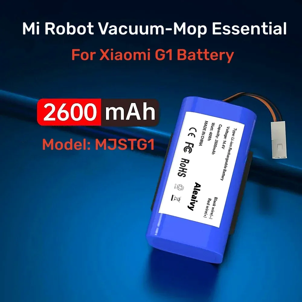 Genuine Replacement Battery H18650CH-4S1P For XiaoMi MiJia Mi Robot Vacuum-Mop Essential G1 MJSTG1 SKV4136GL 2600mAh 3500mAh