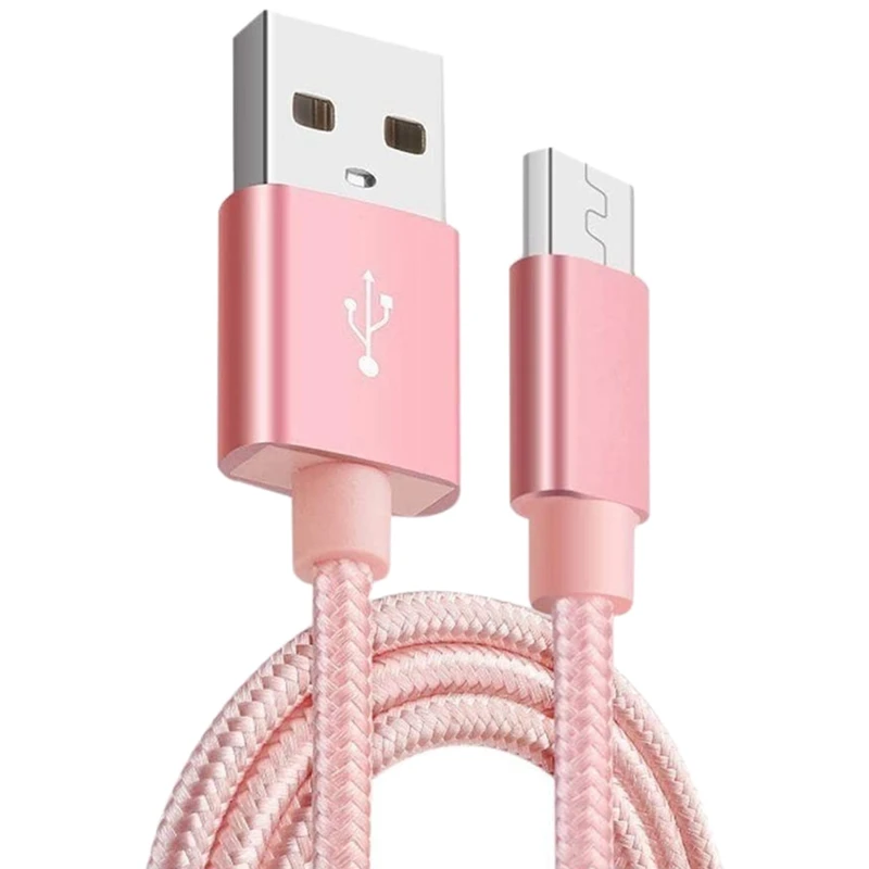 Android Charger Cable, 2 Meter Android Fast Charging Nylon Braided Universal Use Charger For Android Phones