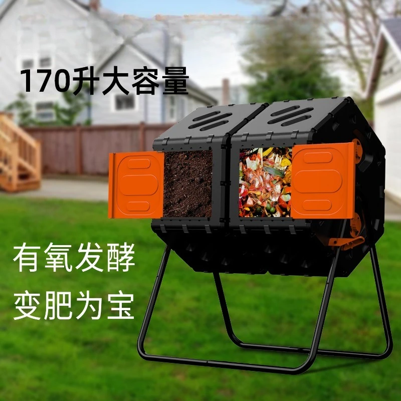 Kippeimer für den Garten, Kompostbehälter für den Außenbereich, Kompost-Eimer