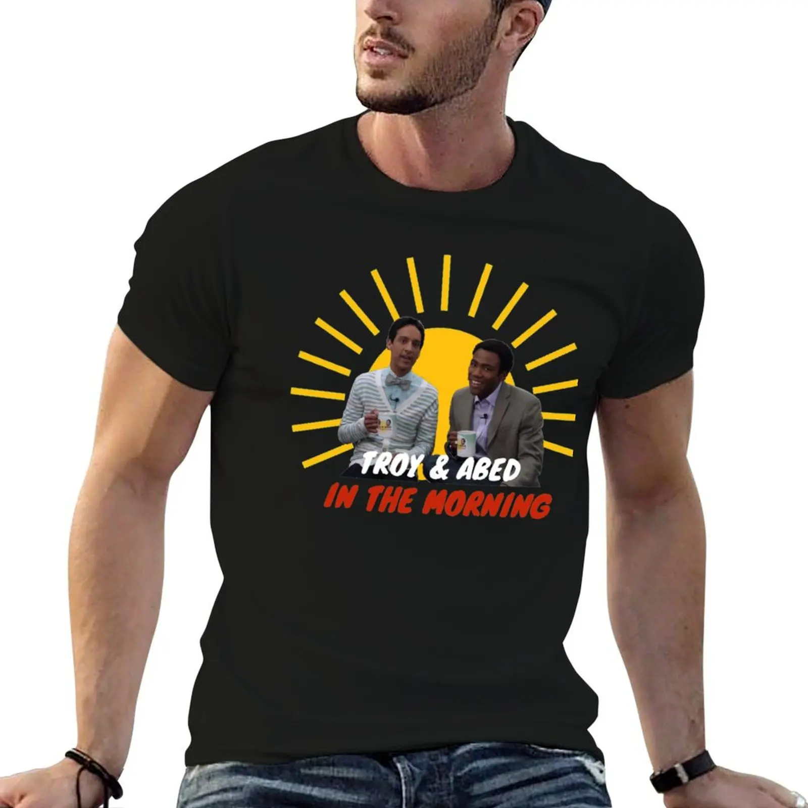 Troy and Abed in The Morning Classic T-Shirt Summer Sports Quick Dry T-Shirt