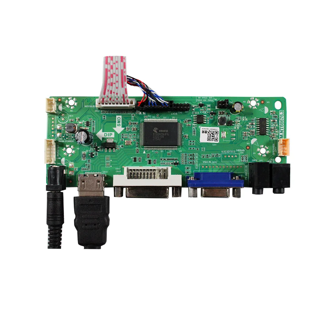 HD MI DVI VGA LCD Controller Board 8inch EJ080NA-05A 800X600 LCD Screen