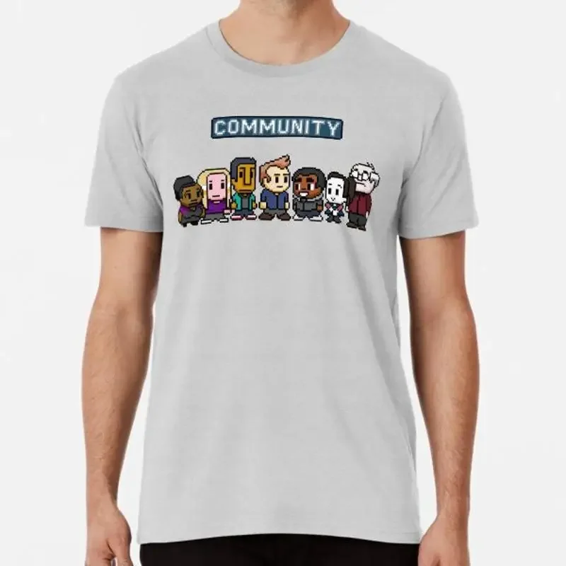 T-shirt The Pixel Community S à 5XL fabriqué en AU USA