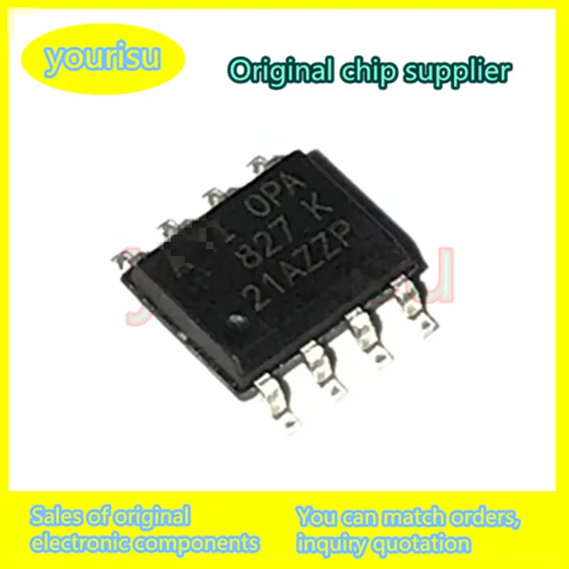 5Pcs/Lot OPA827AIDR OPA827AID OPA827A OPA827 IC OPAMP JFET 1 CIRCUIT 8SOIC