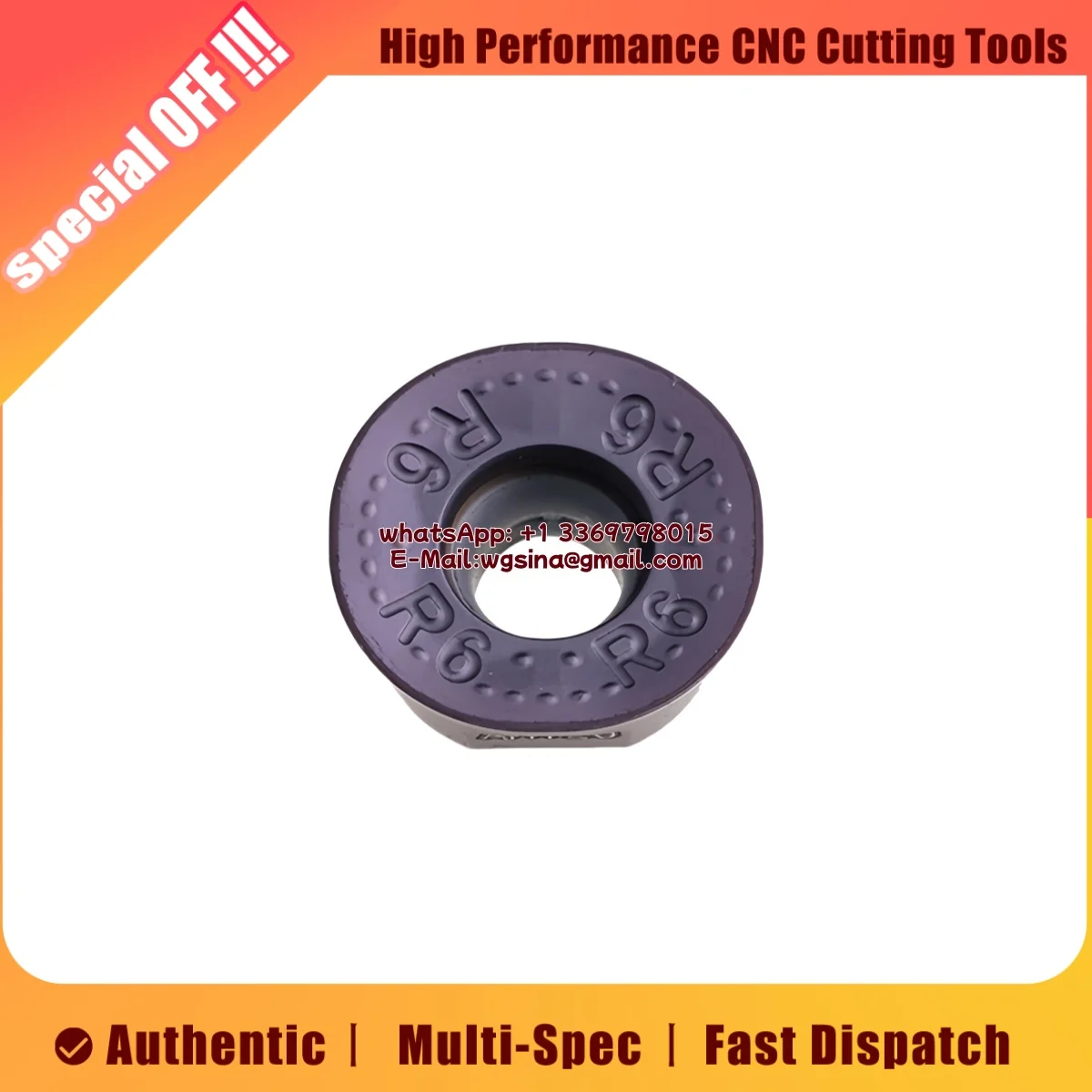 

Оригинальная фрезерная пластина RDMT RNMU RDMT1204 RNMU1307 ZDPN-MJ ZNER-MJ AH120