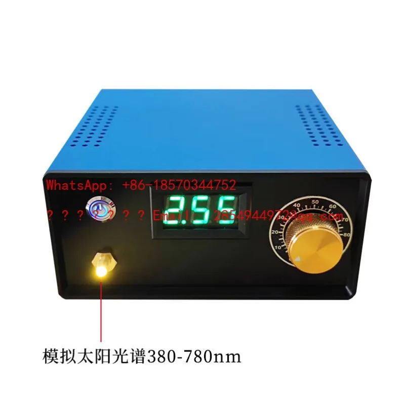 Full Spectrum Wavelength 380-780nm Visible Light Source, Analog Solar Spectrum Light Source LED Adjustable