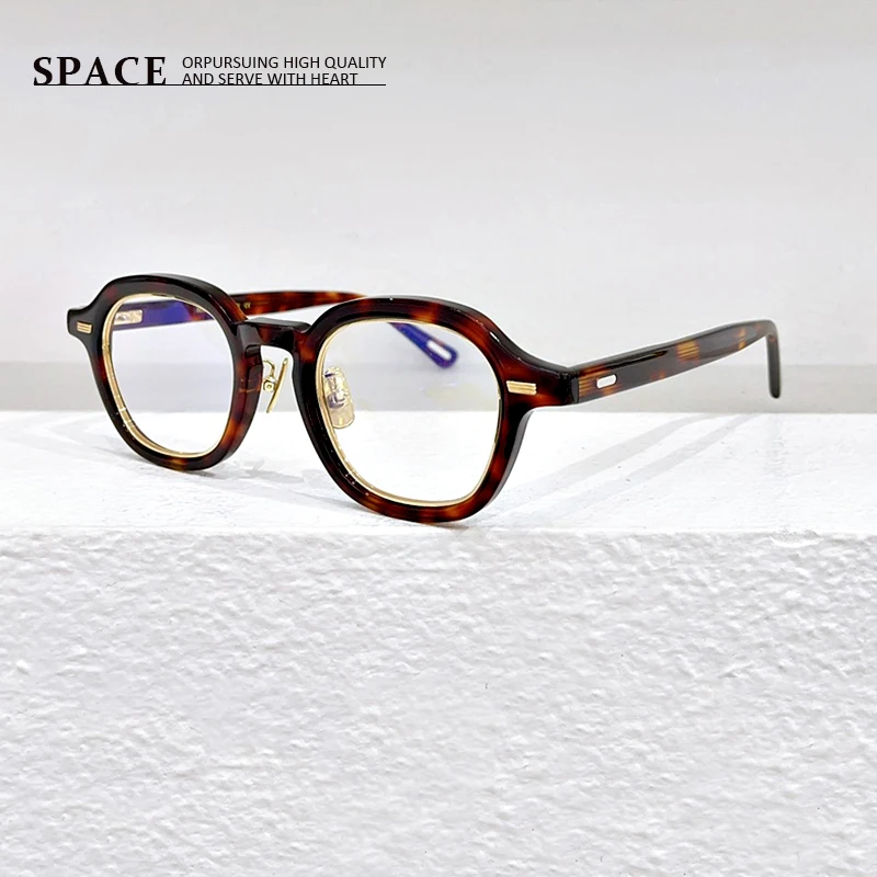 BEACON New fashion frame Acetate Classic Personality Presbyopia male myopia optics High quality optical glasses can be carved