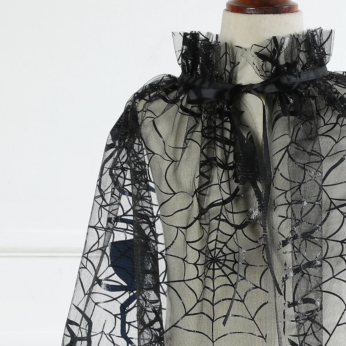 Cape d'Halloween en Toile d'Araignée pour Enfant, Costume de Cosplay, Jupe de ix