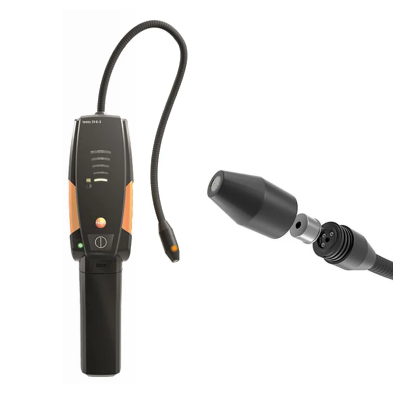 Testo 316-3 المبردات كاشف تسرب يمكن كشف الكلورفلوروكربونية ، HFCs ، FCs ، 0563 3163