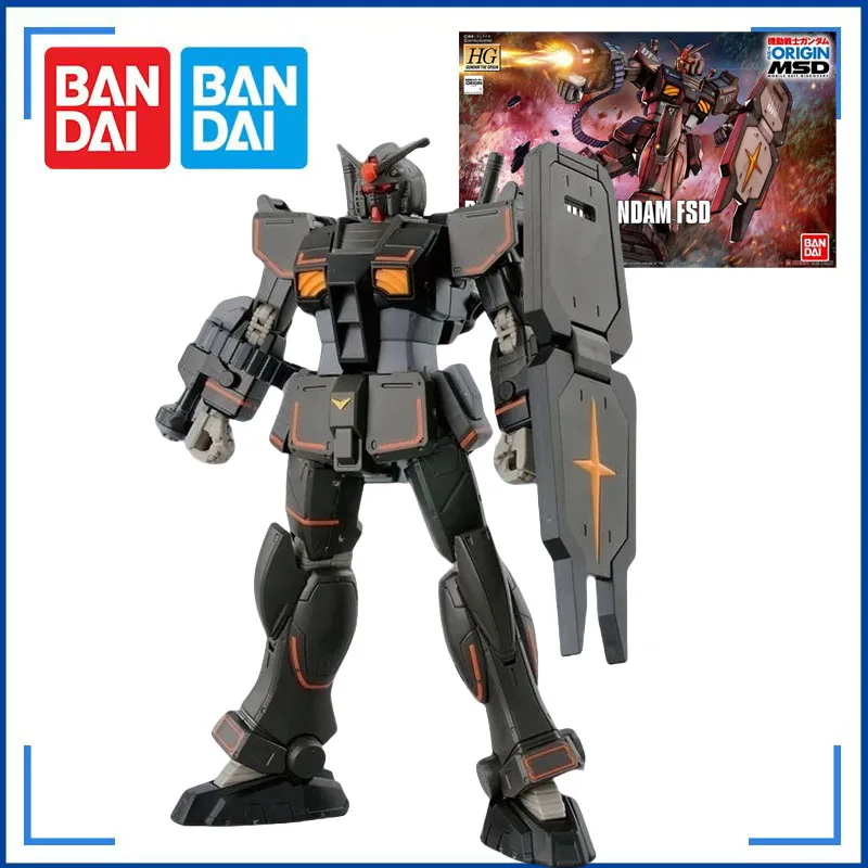 

Оригинальный комплект модели Bandai Gundam, аниме-фигурка HG GTO RX-78-01 FSD GUNDAM FSD, фигурки героев, игрушки, коллекционные подарки для детей