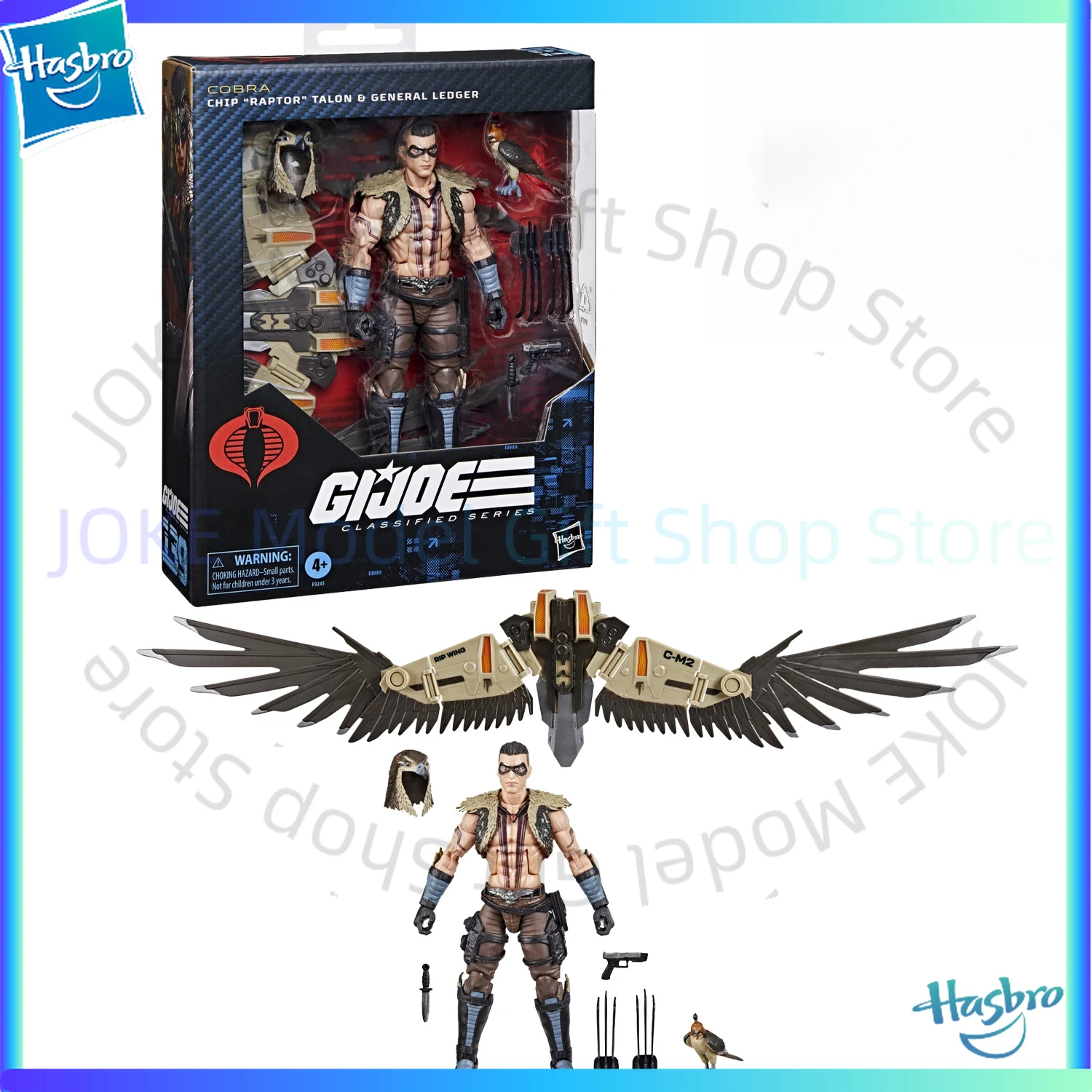 

Hasbro G.I. Joe Classified Series #139, CHIP ""RAPTOR"" TALON & GENERAL LEDGER NEW ACTION FIGURES