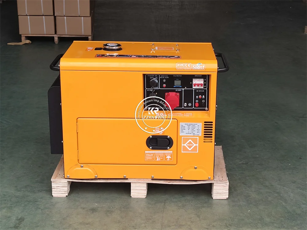 Portable Industrial Silent Diesel Generator Electric Start Backup Power Generator for Outdoor Camping Business